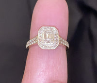
              10K YELLOW GOLD .60 CARAT WOMEN REAL DIAMOND ENGAGEMENT RING WEDDING RING BRIDAL
            