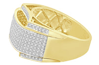 
              10K YELLOW GOLD 1.25 CARAT MENS REAL DIAMOND ENGAGEMENT WEDDING PINKY RING BAND
            