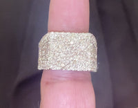 
              10K SOLID WHITE GOLD 4.50 CARAT REAL DIAMOND ENGAGEMENT RING WEDDING PINKY BAND
            