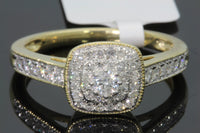 
              10K SOLID YELLOW GOLD .55 CARAT REAL DIAMOND WOMEN BRIDAL WEDDING ENGAGEMENT RING
            