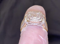 
              10K YELLOW GOLD 1.25 CARAT WOMEN REAL DIAMOND ENGAGEMENT RING WEDDING RING BRIDAL
            