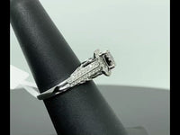 
              10K WHITE GOLD .75 CARAT WOMEN REAL DIAMOND ENGAGEMENT RING WEDDING RING BRIDAL
            