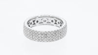 
              10K WHITE GOLD 2.75 CARAT MENS REAL DIAMOND ENGAGEMENT WEDDING PINKY RING ETERNITY INFINITY BAND - SIZE 10
            