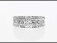 
              10K WHITE GOLD 1.50 CARAT REAL DIAMOND ENGAGEMENT RING WEDDING RING BRIDAL BAND
            