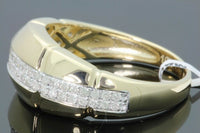 
              10K YELLOW GOLD .60 CARAT MENS REAL DIAMOND ENGAGEMENT WEDDING PINKY RING BAND
            