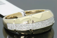 
              10K YELLOW GOLD .60 CARAT MENS REAL DIAMOND ENGAGEMENT WEDDING PINKY RING BAND
            