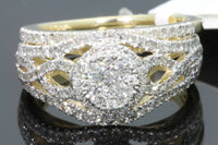 
              10K YELLOW GOLD 1.25 CARAT WOMENS REAL DIAMOND ENGAGEMENT RING WEDDING BAND SET
            