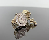 
              10K YELLOW GOLD 1.25 CARAT MENS WOMENS 11 MM 100% GENUINE DIAMONDS EARRING STUDS
            