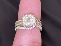 
              10K YELLOW GOLD 1.75 CARAT WOMEN REAL DIAMOND ENGAGEMENT RING WEDDING RING BRIDAL
            