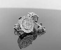 
              10K WHITE GOLD 1.25 CARAT MENS WOMENS 11 MM 100% GENUINE DIAMONDS EARRING STUDS
            