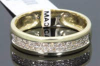 
              10K YELLOW GOLD 1 CARAT MEN WOMEN DIAMOND TRIO ENGAGEMENT WEDDING RING BAND SET
            