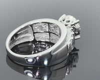 
              10K WHITE GOLD 1.25 CARAT WOMEN REAL DIAMOND ENGAGEMENT RING WEDDING RING BRIDAL
            