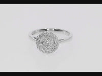 
              10K WHITE GOLD .55 CARAT WOMEN REAL DIAMOND ENGAGEMENT RING WEDDING RING BRIDAL
            