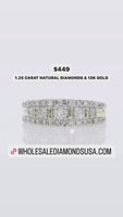 
              10K YELLOW GOLD 1.25 CARAT REAL DIAMOND ENGAGEMENT RING WEDDING RING BRIDAL BAND
            