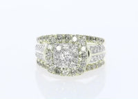 
              10K YELLOW GOLD 2.25 CARAT WOMEN REAL DIAMOND ENGAGEMENT RING WEDDING RING BRIDAL
            