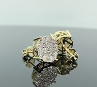 
              10K YELLOW GOLD 1.25 CARAT MENS WOMENS 9 MM 100% GENUINE DIAMONDS EARRING STUDS
            