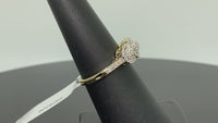
              10K YELLOW GOLD .60 CARAT WOMENS REAL DIAMOND BRIDAL WEDDING ENGAGEMENT RING
            