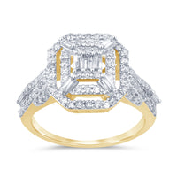 
              10K YELLOW GOLD 1.15 CARAT WOMEN REAL DIAMOND ENGAGEMENT RING WEDDING RING BRIDAL
            