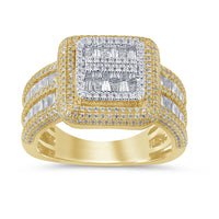 
              10K SOLID YELLOW GOLD 2.50 CARAT REAL DIAMOND ENGAGEMENT RING WEDDING PINKY BAND
            