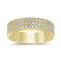 
              10K SOLID YELLOW GOLD 1.15 CARAT REAL DIAMOND ENGAGEMENT RING WEDDING PINKY BAND
            
