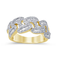 
              10K SOLID YELLOW GOLD 1.25 CARAT REAL DIAMOND ENGAGEMENT RING WEDDING PINKY BAND
            