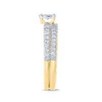 
              10K YELLOW GOLD .70 CARAT WOMENS DIAMOND ENGAGEMENT RING WEDDING BAND BRIDAL SET
            