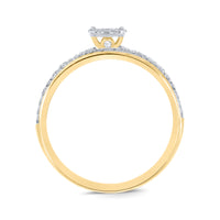 
              10K YELLOW GOLD .70 CARAT WOMENS DIAMOND ENGAGEMENT RING WEDDING BAND BRIDAL SET
            