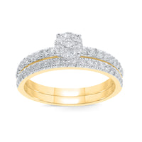 
              10K YELLOW GOLD .70 CARAT WOMENS DIAMOND ENGAGEMENT RING WEDDING BAND BRIDAL SET
            