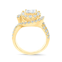 
              10K YELLOW GOLD 3.25 CARAT REAL DIAMOND ENGAGEMENT RING WEDDING BAND BRIDAL SET
            