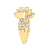 
              10K YELLOW GOLD 3.25 CARAT REAL DIAMOND ENGAGEMENT RING WEDDING BAND BRIDAL SET
            