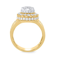 
              10K YELLOW GOLD 3 CARAT MENS REAL DIAMOND ENGAGEMENT WEDDING PINKY RING BAND
            