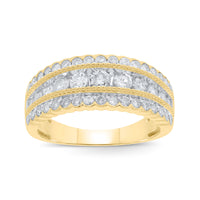 
              10K YELLOW GOLD 1.50 CARAT REAL DIAMOND ENGAGEMENT RING WEDDING RING BRIDAL BAND
            