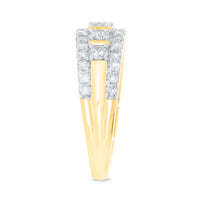 
              10K YELLOW GOLD 1.25 CARAT REAL DIAMOND ENGAGEMENT RING WEDDING RING BRIDAL BAND
            