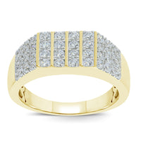 
              10K YELLOW GOLD .80 CARAT REAL DIAMOND ENGAGEMENT RING WEDDING RING BRIDAL BAND
            