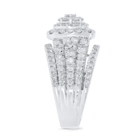 
              10K WHITE GOLD 2 CARAT WOMEN REAL DIAMOND ENGAGEMENT RING WEDDING RING BRIDAL
            
