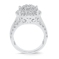 
              10K WHITE GOLD 2.50 CARAT WOMEN REAL DIAMOND ENGAGEMENT RING WEDDING RING BRIDAL
            