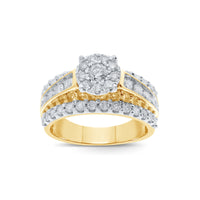 
              10K YELLOW GOLD 1.75 CARAT WOMEN REAL DIAMOND ENGAGEMENT RING WEDDING RING BRIDAL
            