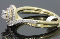 
              10K YELLOW GOLD .60 CARAT WOMEN DIAMOND ENGAGEMENT RING WEDDING BRIDAL
            