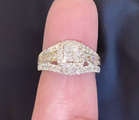 
              10K YELLOW GOLD 1.75 CARAT WOMEN REAL DIAMOND ENGAGEMENT RING WEDDING BRIDAL
            