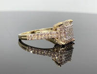 
              10K YELLOW GOLD 1.50 CARAT WOMEN REAL DIAMOND ENGAGEMENT RING WEDDING BRIDAL RING
            