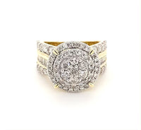 
              10K YELLOW GOLD 2.50 CARAT WOMEN REAL DIAMOND ENGAGEMENT RING WEDDING RING BRIDAL
            