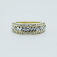 
              10K YELLOW GOLD .75 CARAT WOMEN REAL DIAMOND ENGAGEMENT WEDDING BRIDAL RING BAND
            