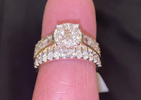 
              10K YELLOW GOLD 1.75 CARAT WOMEN REAL DIAMOND ENGAGEMENT RING WEDDING RING BRIDAL
            