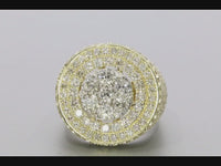 
              10K YELLOW GOLD 5.50 CARAT MENS REAL DIAMOND ENGAGEMENT WEDDING PINKY RING BAND
            