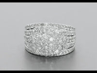
              10K WHITE GOLD 2 CARAT WOMEN REAL DIAMOND ENGAGEMENT RING WEDDING RING BRIDAL
            