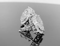 
              10K WHITE GOLD 2.25 CARAT MENS WOMENS 14 MM 100% GENUINE DIAMONDS EARRING STUDS
            