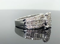 
              10K WHITE GOLD 2.25 CARAT WOMEN REAL DIAMOND ENGAGEMENT RING WEDDING RING BRIDAL
            