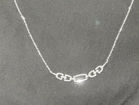 
              10K WHITE GOLD .30 CARAT REAL DIAMOND NECKLACE
            