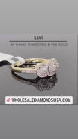 
              10K YELLOW GOLD .60 CARAT WOMENS REAL DIAMOND BRIDAL WEDDING ENGAGEMENT RING
            