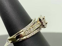 
              10K YELLOW GOLD 1.10 CARAT WOMEN PRINCESS DIAMOND ENGAGEMENT RING WEDDING BRIDAL
            